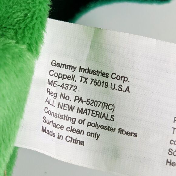 Gemmy Christmas Frog Animated Plush Toy Dancing Singing Apple Bottom Jeans - Picture 14 of 14